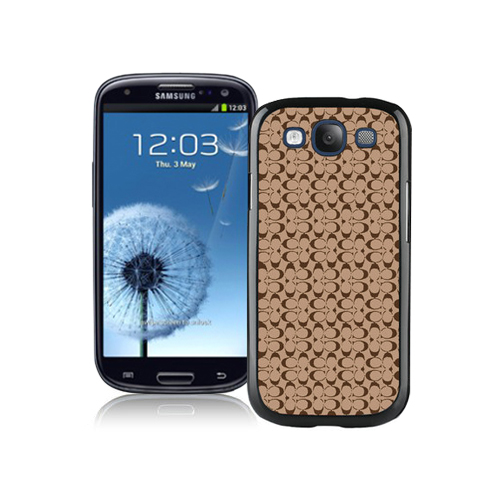 Coach Logo In Signature Camel Samsung Galaxy S3 9300 CBG | Women - Click Image to Close